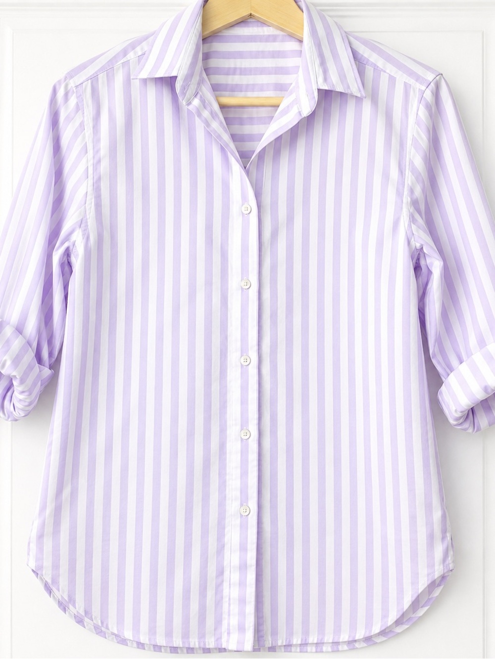 Hinson Wu Purple Button Down Shirt